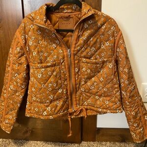 Evereve Floral Bomber Jacket